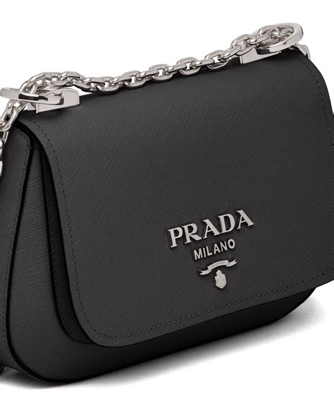 prada nero saffiano cuir double-zip satchel bag|saffiano leather prada bags.